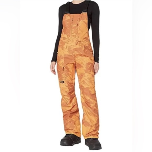 THE NORTH FACE Womens Freedom Insulated Bib Ski Snowboard Snow Pants Topaz NWT